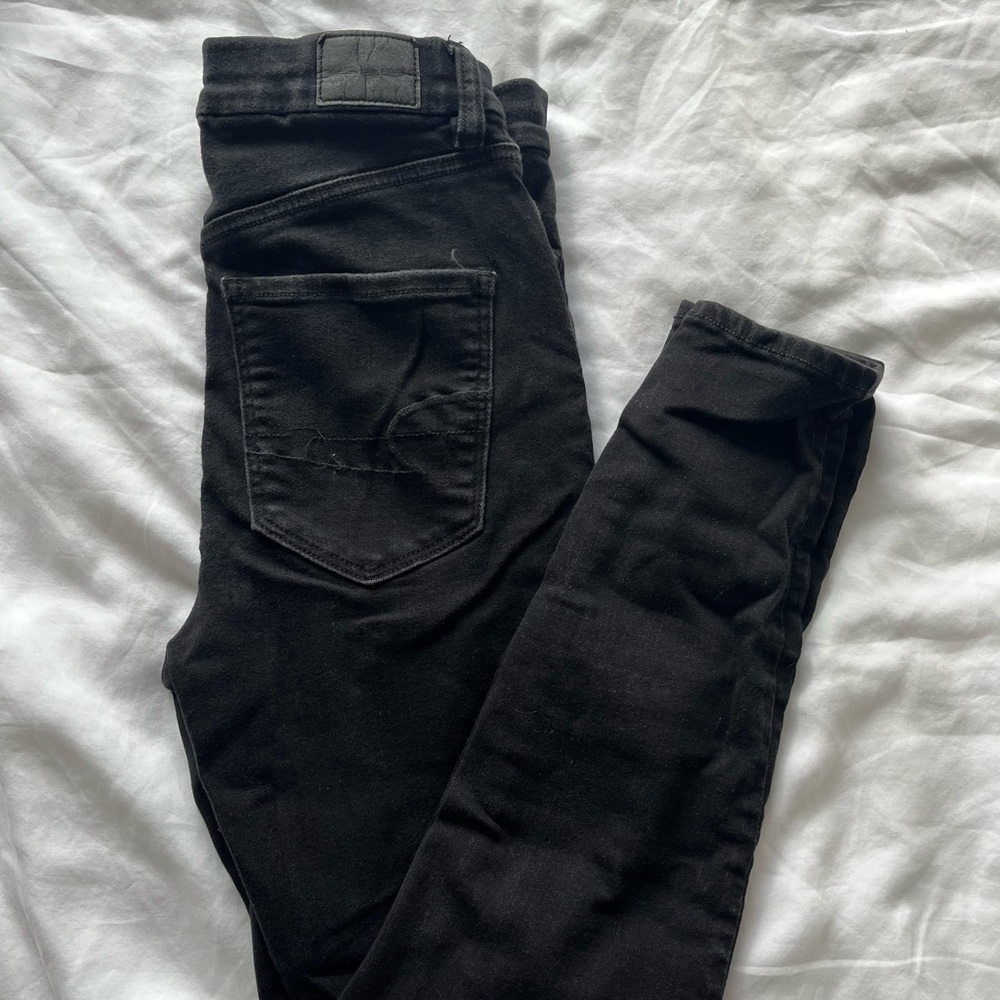 black skinny jeans